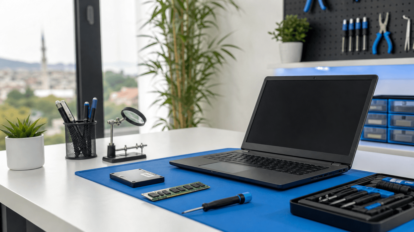 Laptop teknik servis masası